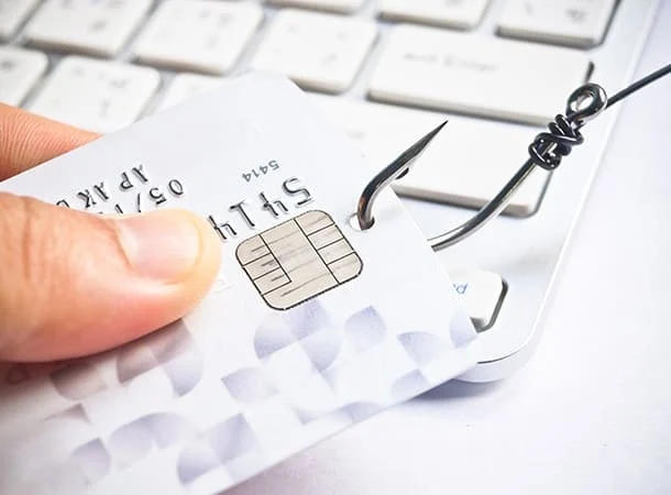phishing - hooking a credit card